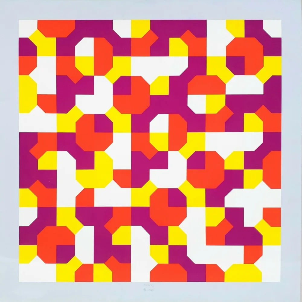 Serigrafía Munari - Curve di Peano