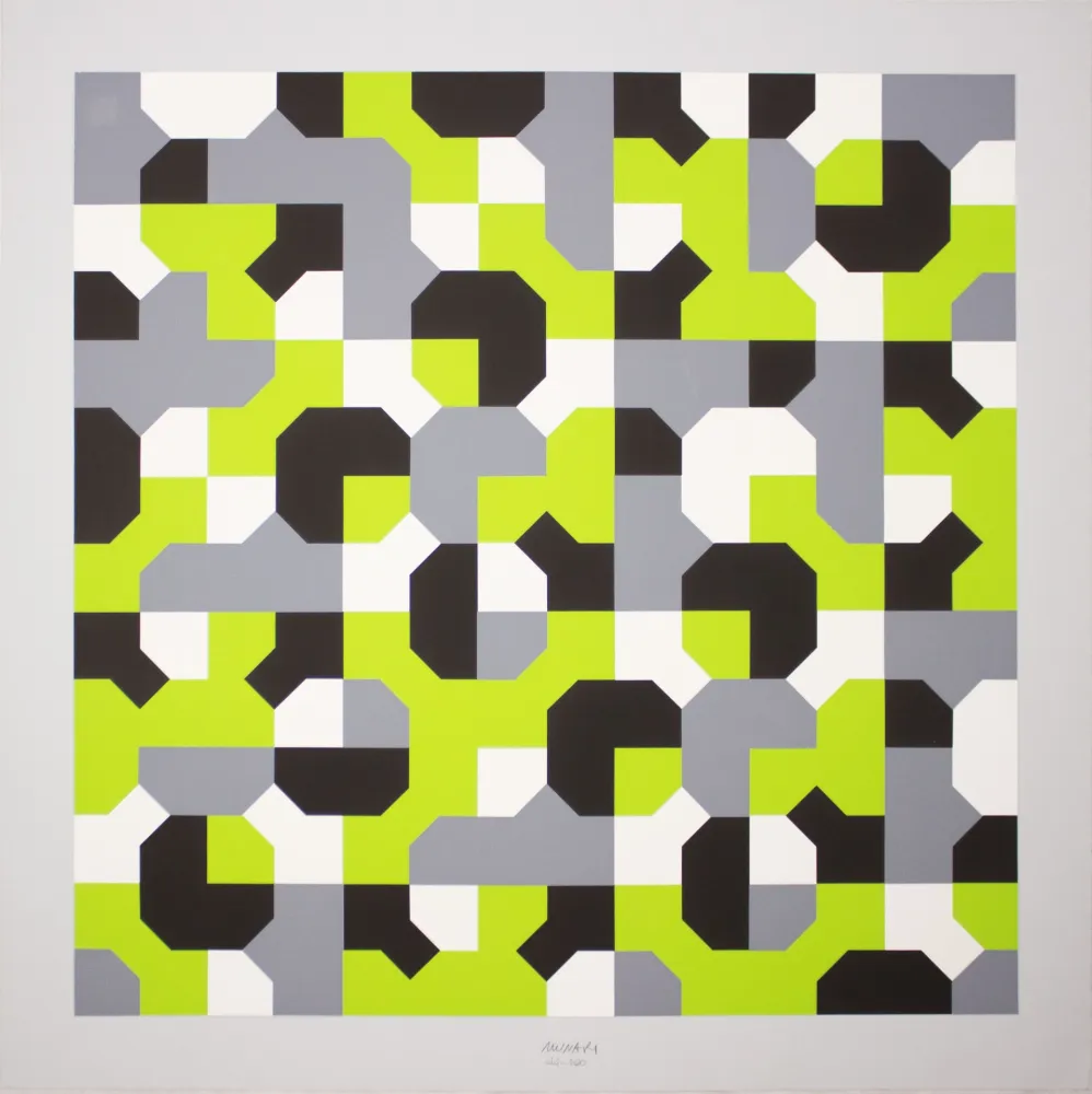 Serigrafía Munari - Curve di Peano