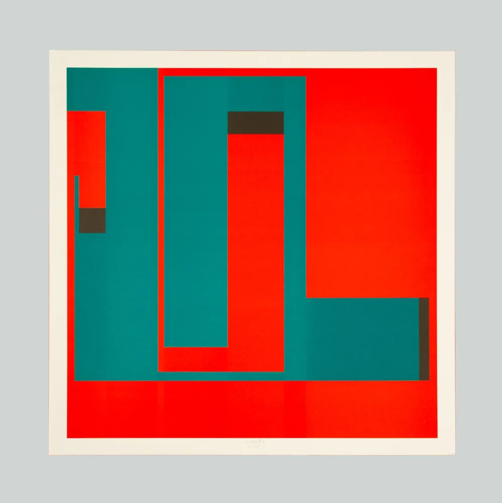 Litografía Munari - Positivo negativo