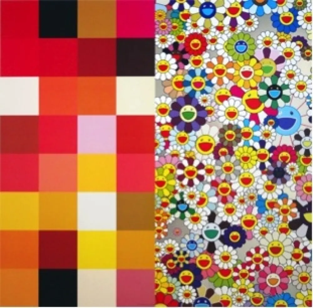 Litografía Murakami - Acupuncture Flowers