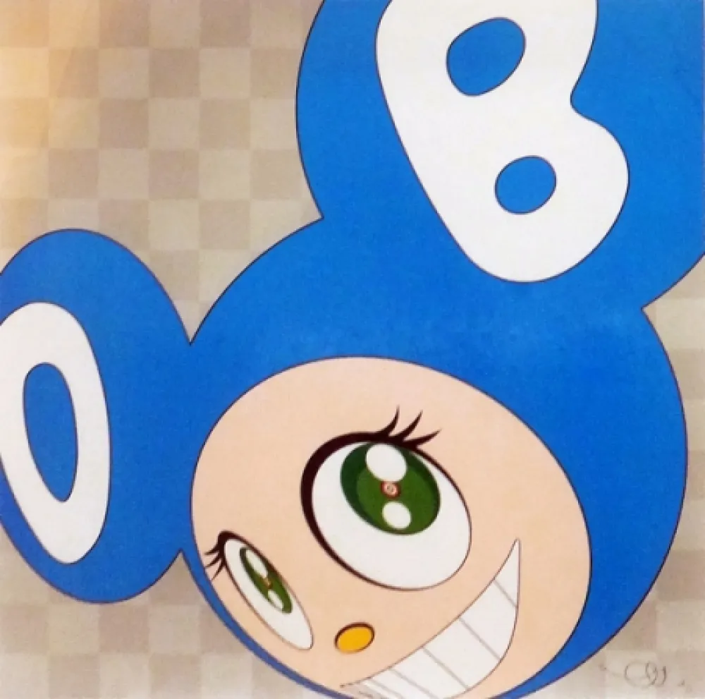 Litografía Murakami - And Then, And Then... (Aqua Blue)