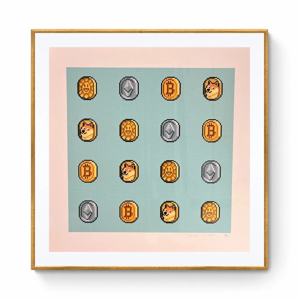 Serigrafía Murakami - COIN and other Cryptocoins