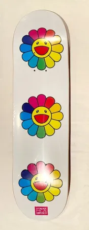 Serigrafía Murakami - Flowers Skate Deck