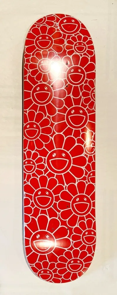 Serigrafía Murakami - Flowers Skate Deck