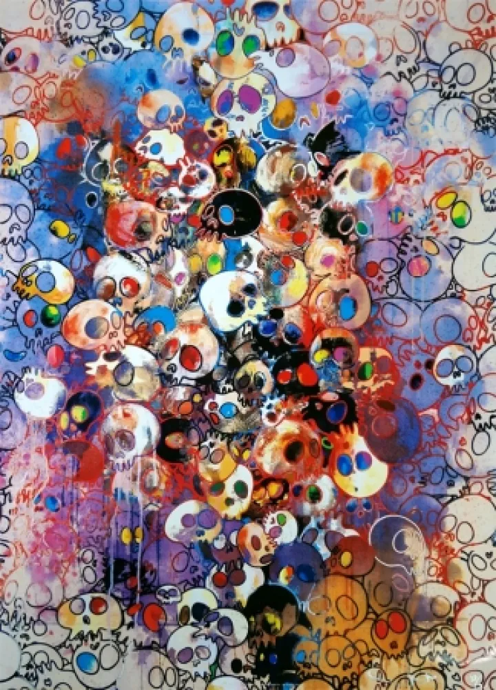 Litografía Murakami - I have left my love far behind... Their smell, every Memento