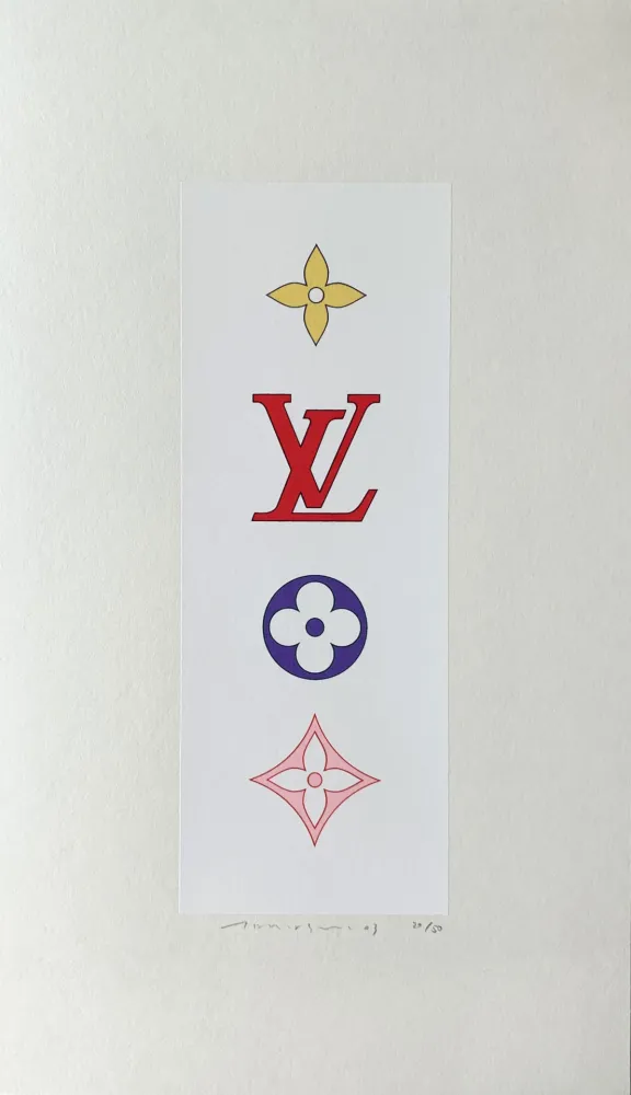 Serigrafía Murakami - Superflat Colorful Monogram