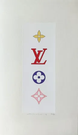 Serigrafía Murakami - Superflat Colorful Monogram