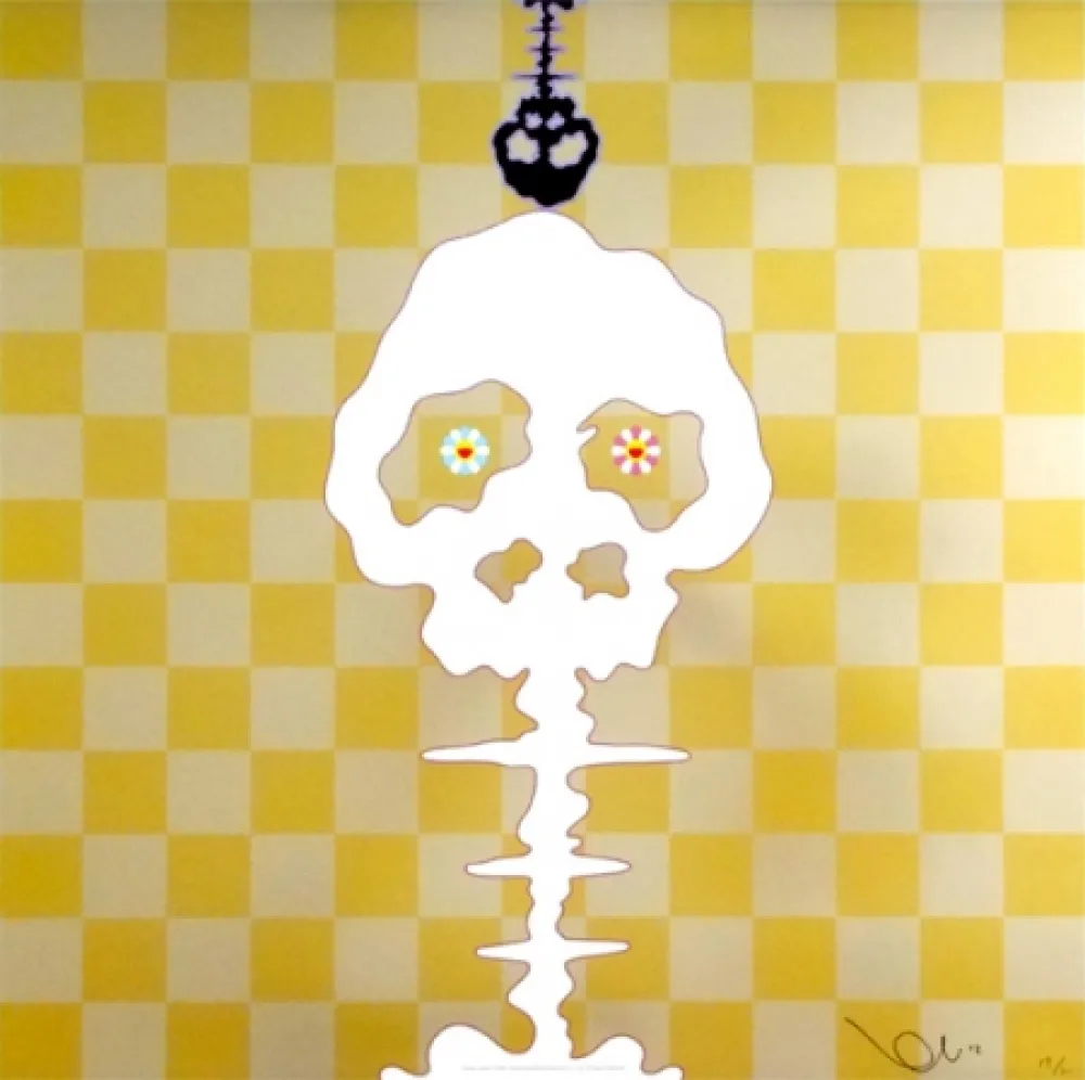 Litografía Murakami - Time Bokan - Gold