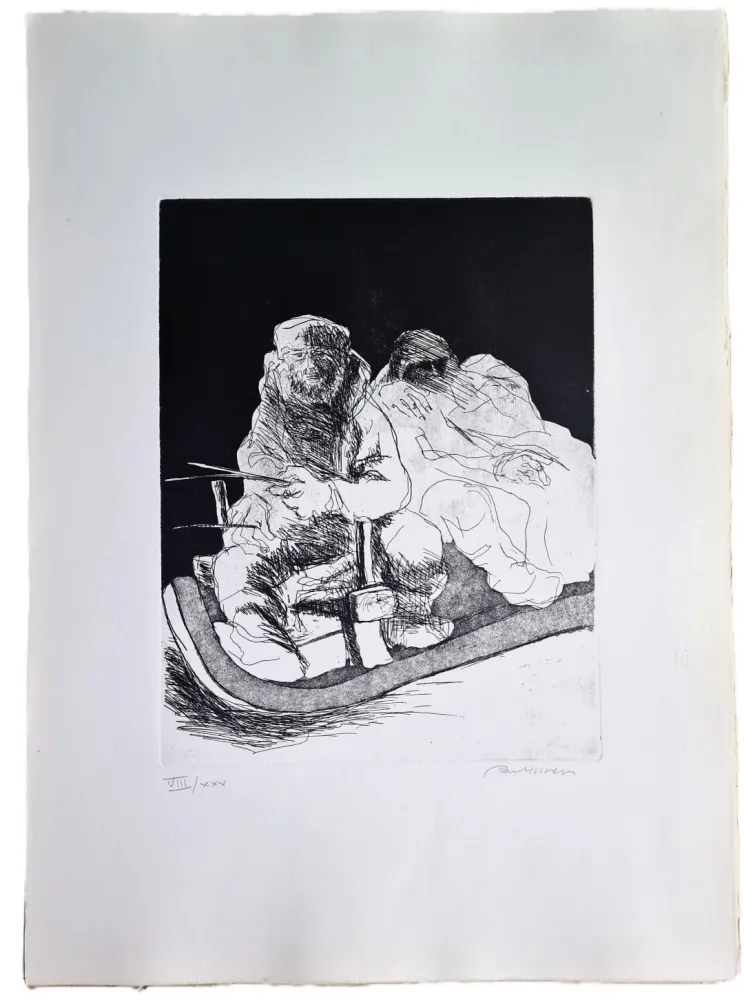 Aguafuerte Murer - Ghe rivarem a baita?