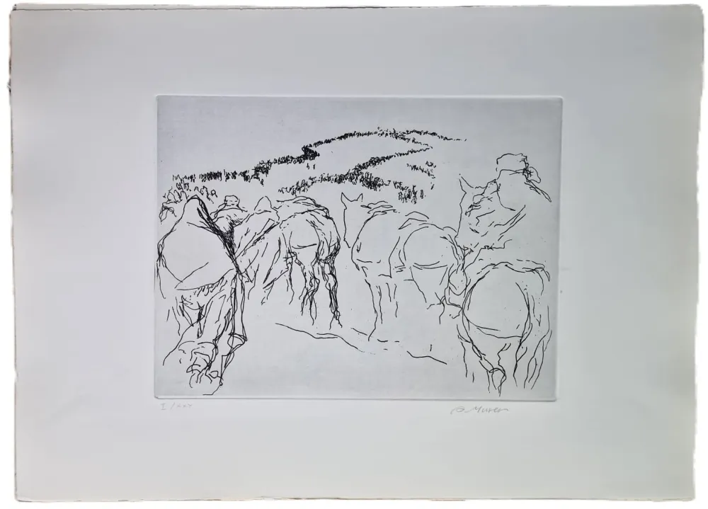 Aguafuerte Murer - Ghe rivarem a baita?