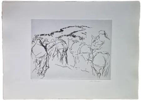 Aguafuerte Murer - Ghe rivarem a baita?