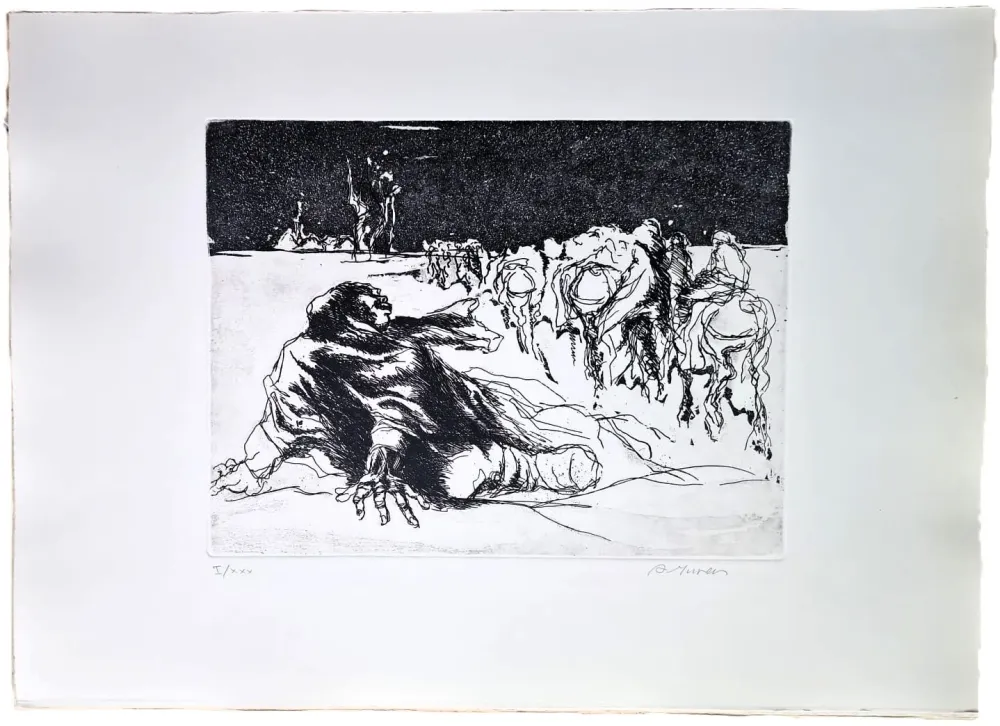 Aguafuerte Murer - Ghe rivarem a baita?