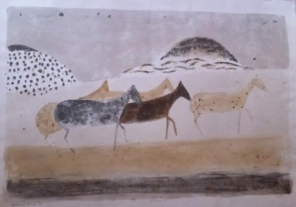 Litografía Music - Cavallini