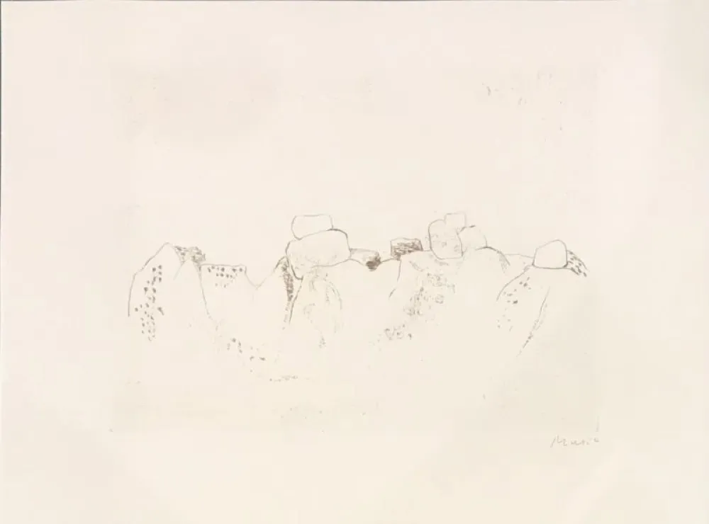 Grabado Music - Jardins déserts peut-être 