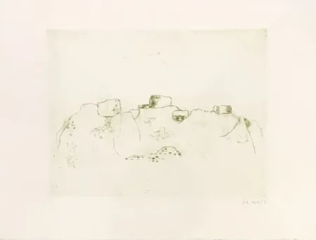 Grabado Music - Jardins déserts peut-être 