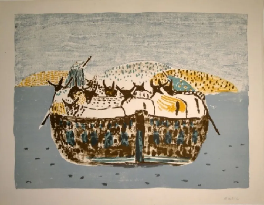 Litografía Music - Le Bac