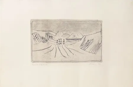 Grabado Music - Paesaggio senese