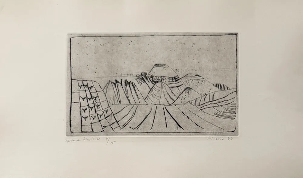 Grabado Music - Paesaggio senese