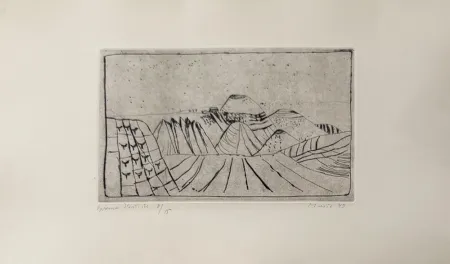 Grabado Music - Paesaggio senese