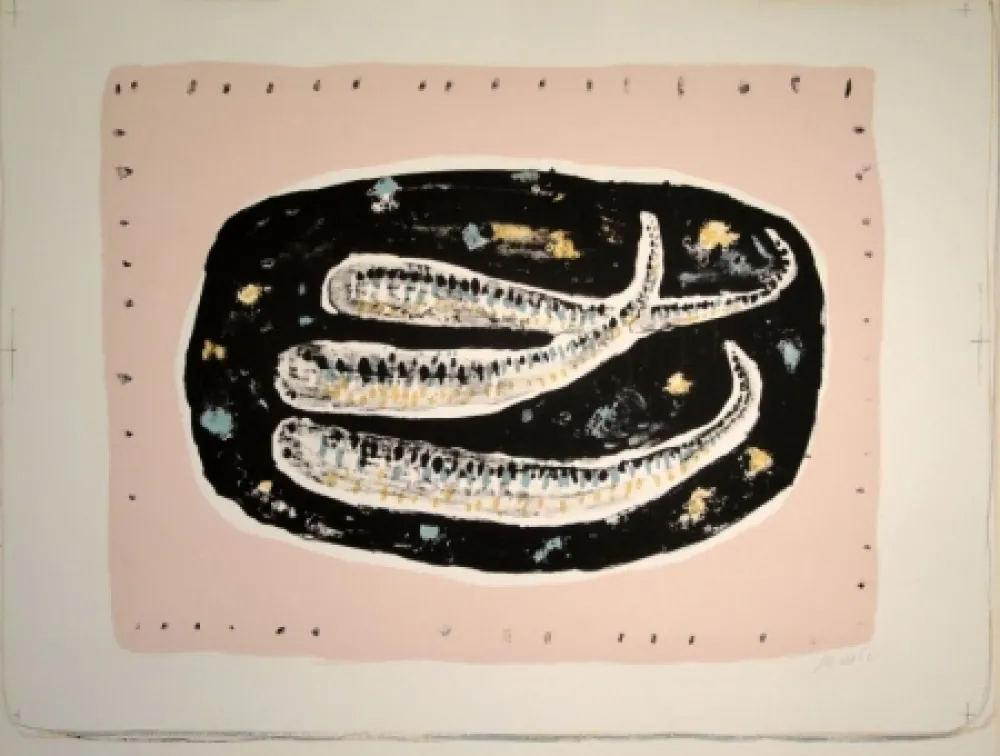 Litografía Music - Poissons / Fische