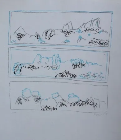 Litografía Music - Senza titolo