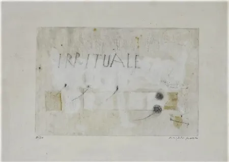 Aguafuerte Y Aguatinta Mussio - Irrituale