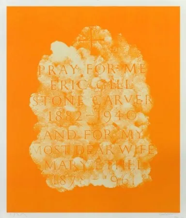 Litografía Myles - A History of Type Design / Eric Gill, 1882-1940 (Speen, England)