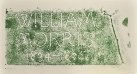 Litografía Myles - A History of Type Desing / William Morris, 1834-1896 (Kelmscott, England)
