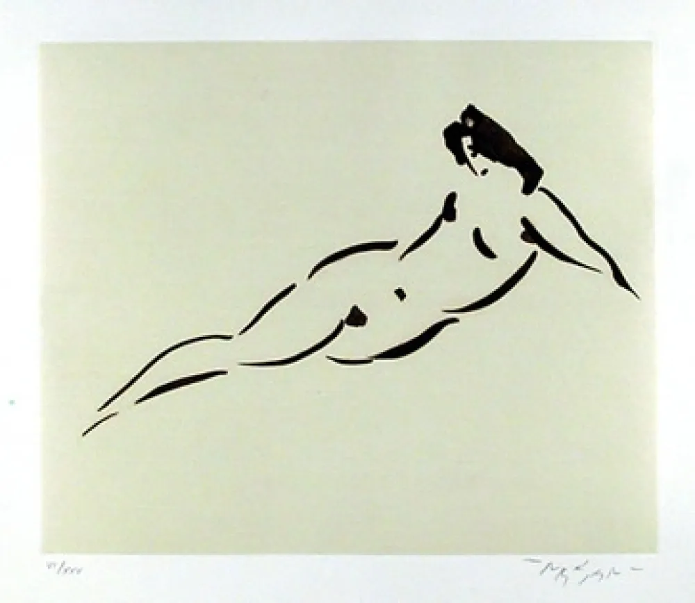 Grabado Nakian - Leda and the Swan - 9