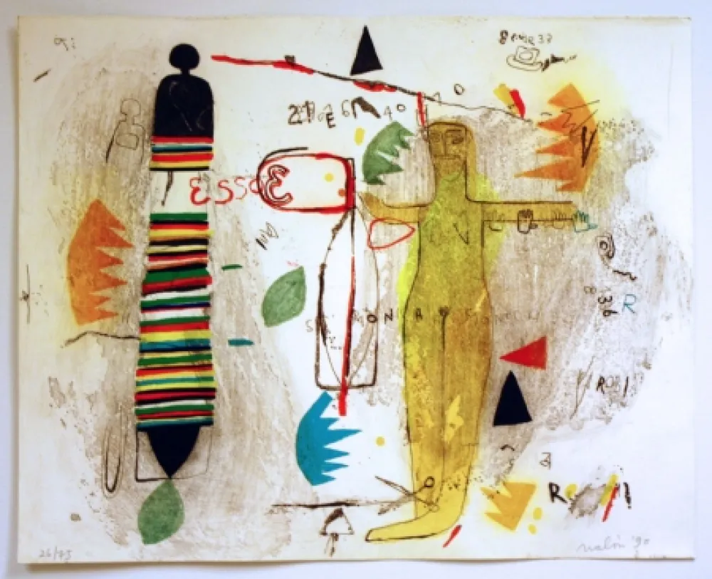 Litografía Nalin - St Monica