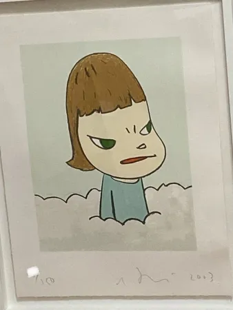 Litografía Nara - In the cloud