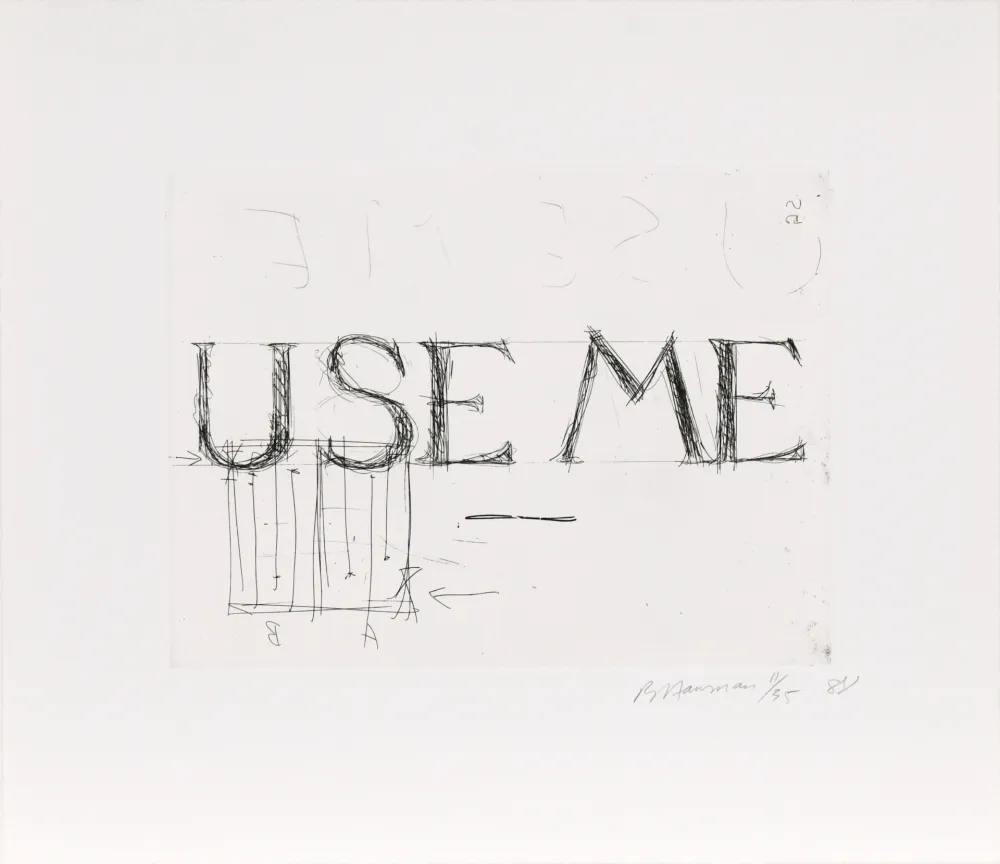 Aguafuerte Nauman - Use Me