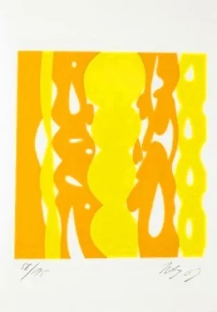 Litografía Nay - Jean Cassou: vingt-deux poèms