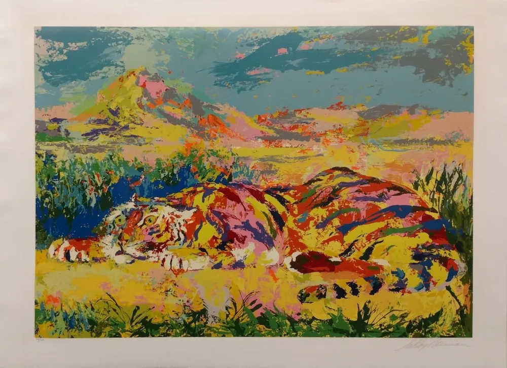 Serigrafía Neiman - DELACROIX'S TIGER