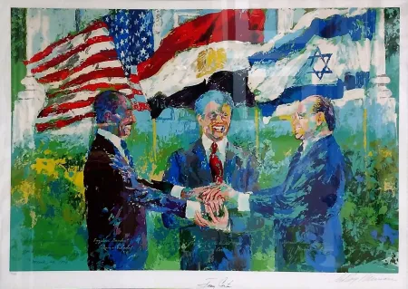 Serigrafía Neiman - WHITE HOUSE SIGNING OF EGYPTIAN ISRAELI PEACE TREATY