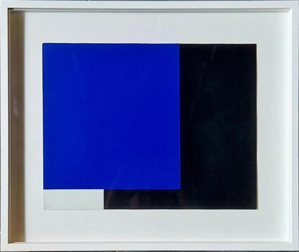 Serigrafía Nemours - Espace bleu