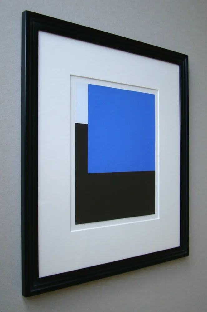 Serigrafía Nemours - Espace bleu