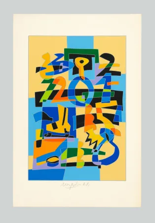 Serigrafía Nespolo - Composizione