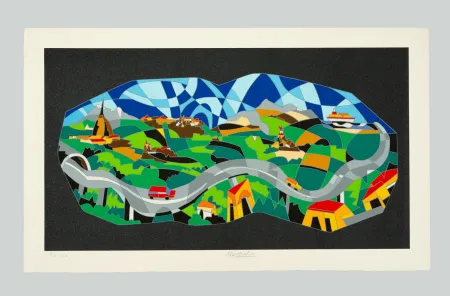 Serigrafía Nespolo - Composizione