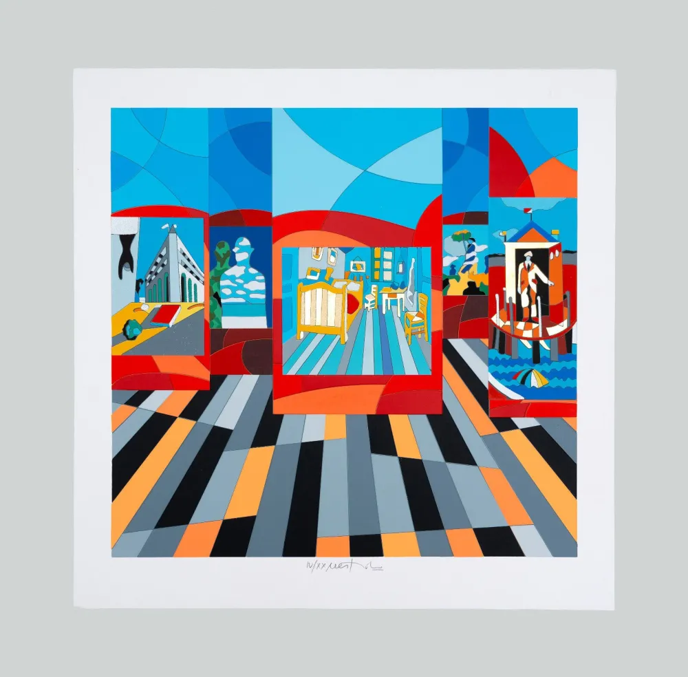 Serigrafía Nespolo - Composizione