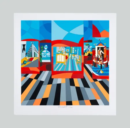 Serigrafía Nespolo - Composizione