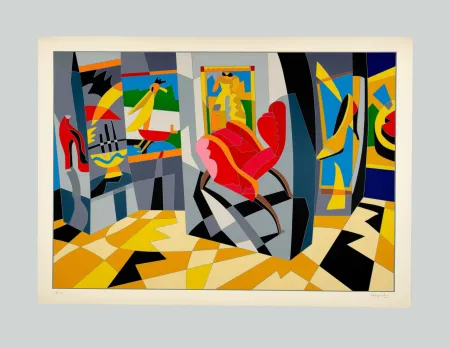 Serigrafía Nespolo - Composizione