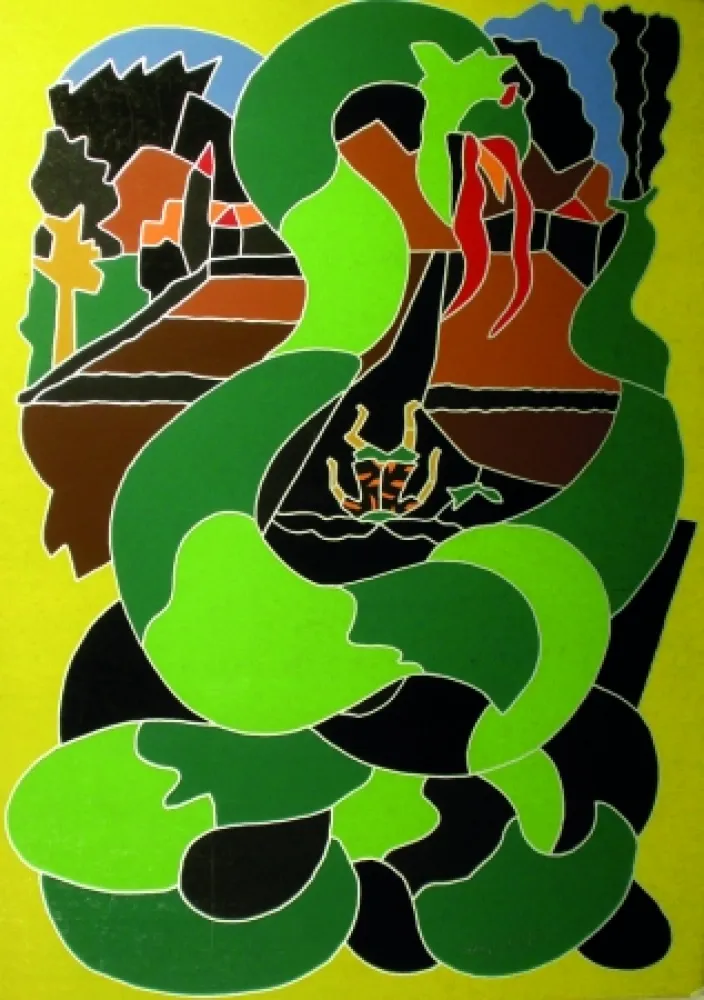 Serigrafía Nespolo - Composizione