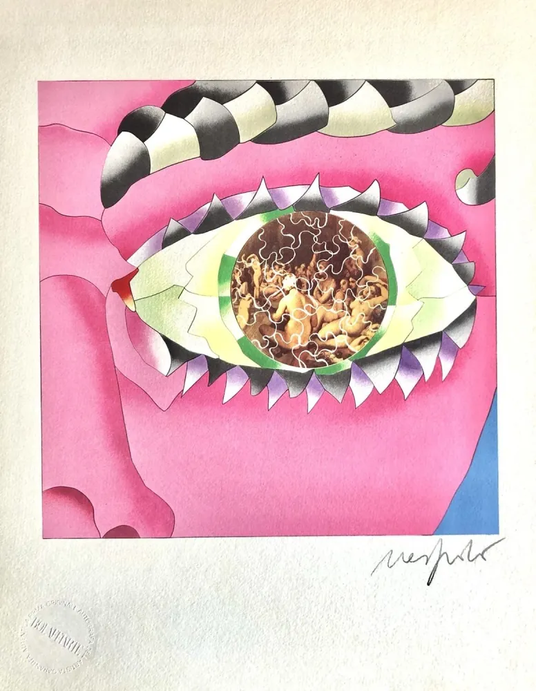 Litografía Nespolo - La Vista (The View)