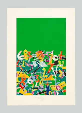 Serigrafía Nespolo - Senza titolo