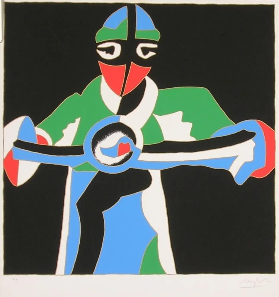 Litografía Nespolo - SENZA TITOLO