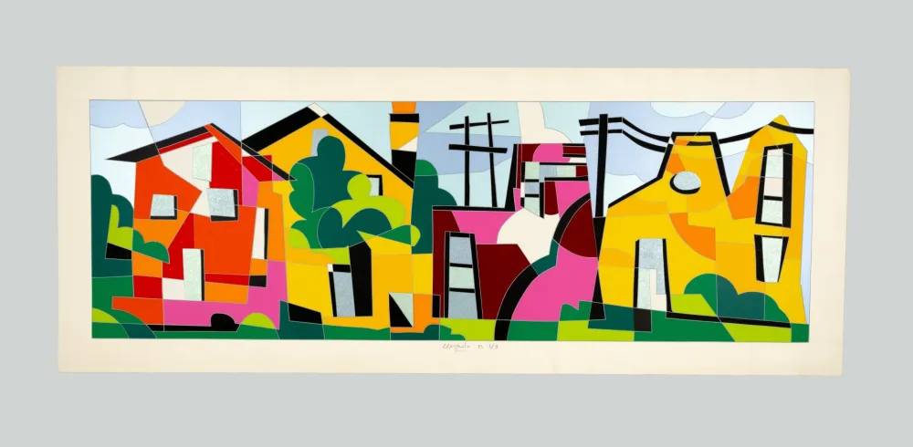 Serigrafía Nespolo - Senza titolo