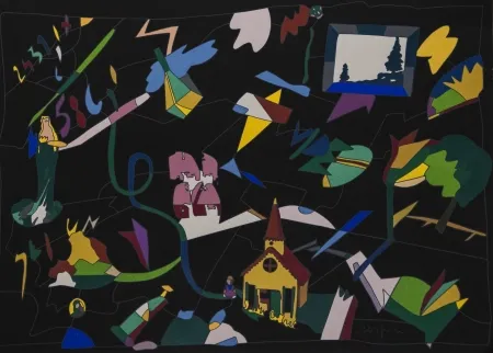 Serigrafía Nespolo - Senza titolo