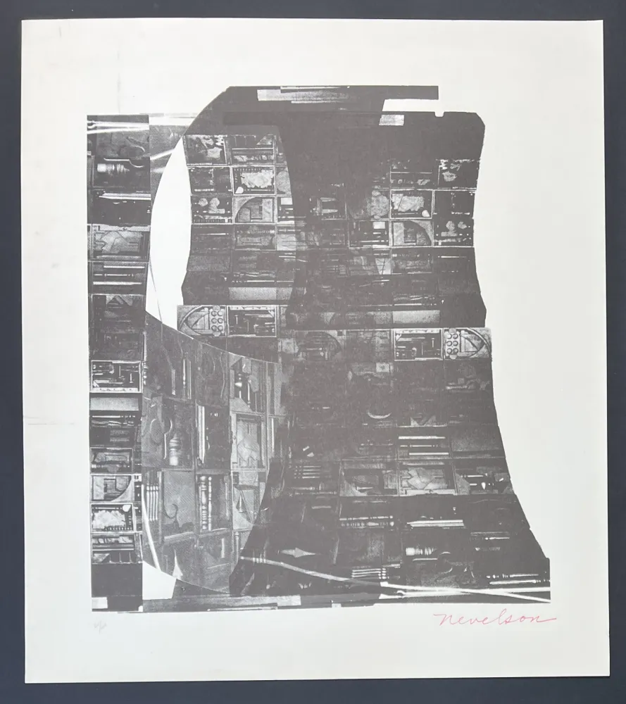 Serigrafía Nevelson - Louise Nevelson (1899-1988) - Night Reflections - Screen printing on paper - 1968