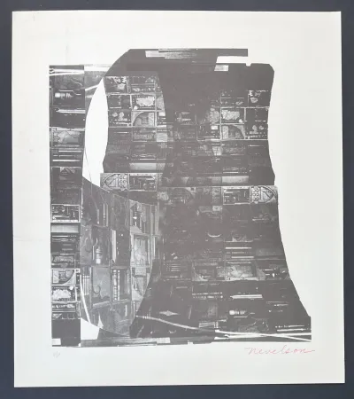 Serigrafía Nevelson - Louise Nevelson (1899-1988) - Night Reflections - Screen printing on paper - 1968